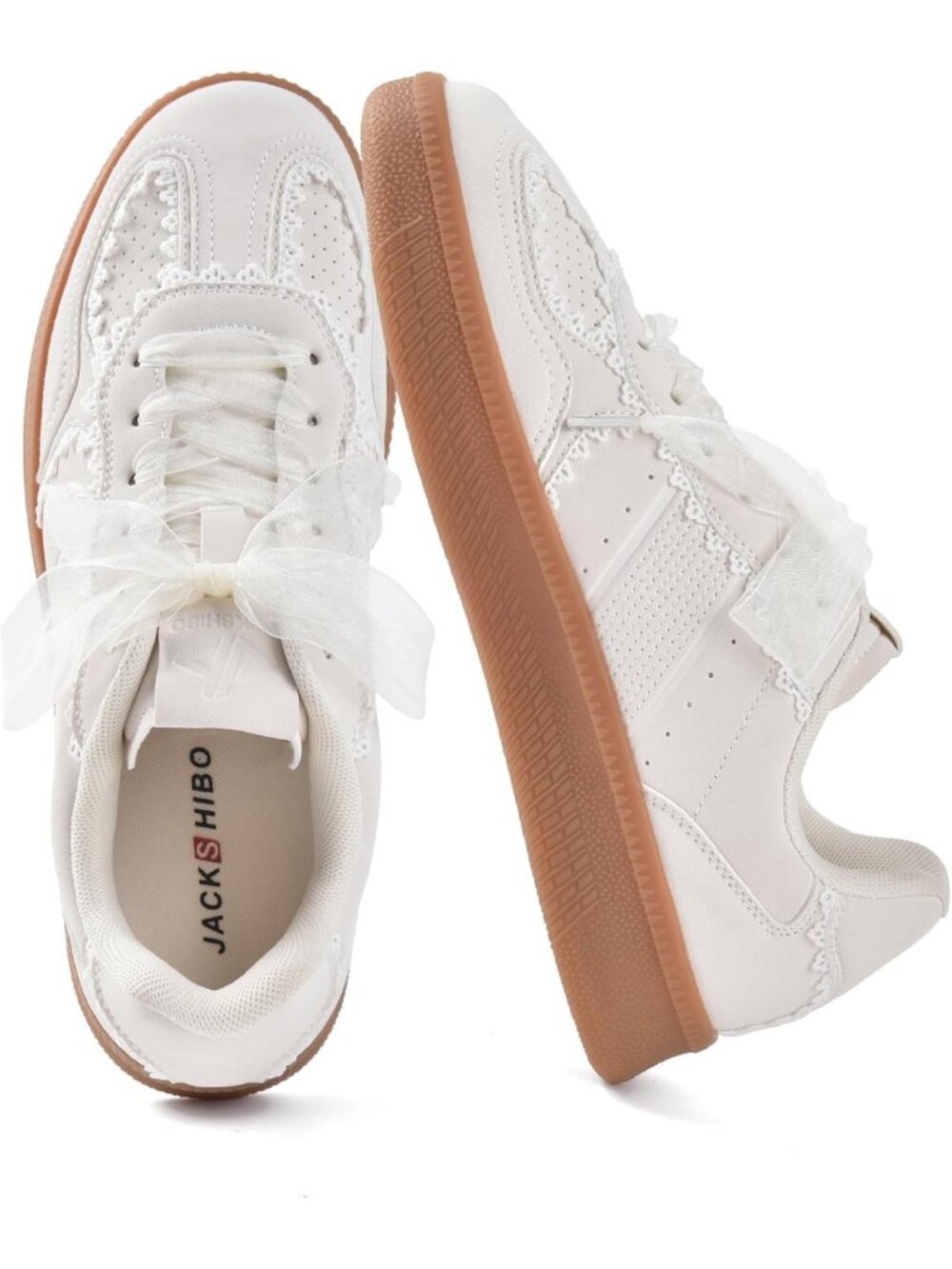 Stylish Women's Lace-Up Fashion Sneakers with Arch Support for Tennis & Walking